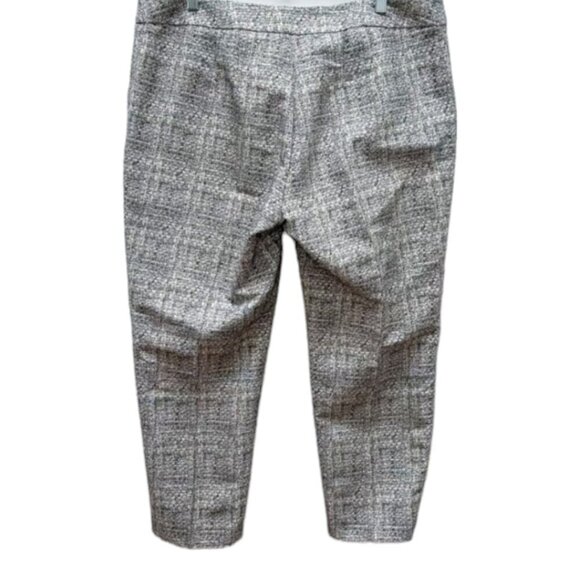 Boden Women's Bistro Metallic Textured Jacquard Crop Trouser Pants Size 18L NWT - Picture 4 of 11